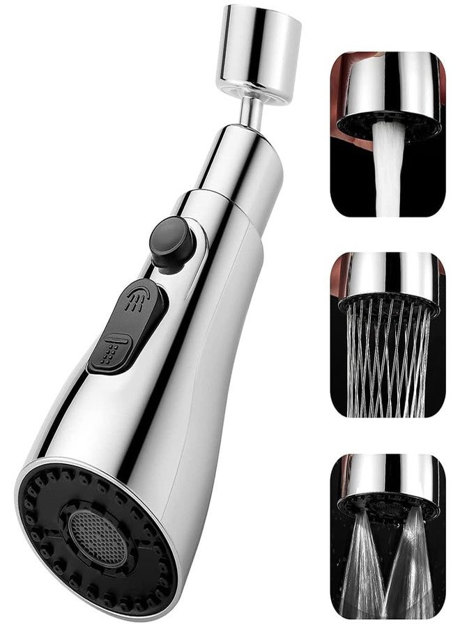 CRAYLUXE 360° Movable Faucet Extender | Flexible Tap Extension with Rotatable Water-Saving Nozzle | Adjustable Universal Splash Filter for Kitchen & Bathroom Use - Image 1